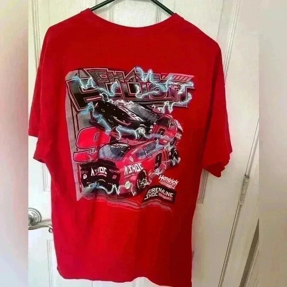 Chase Elliot #9 Ashoc Men’s XL. Red. T-Shirt NASCAR. - Picture 2 of 4